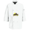Button Chef Coat with Thermometer Pocket Thumbnail