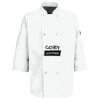 Button Chef Coat with Thermometer Pocket Thumbnail