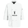 Button Chef Coat with Thermometer Pocket Thumbnail