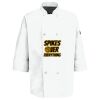 Button Chef Coat with Thermometer Pocket Thumbnail