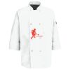 Button Chef Coat with Thermometer Pocket Thumbnail