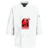 Button Chef Coat with Thermometer Pocket Thumbnail