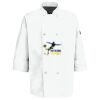 Button Chef Coat with Thermometer Pocket Thumbnail