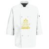 Eight Pearl Button Chef Coat with Thermometer Pocket Thumbnail