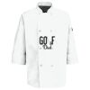 Button Chef Coat with Thermometer Pocket Thumbnail