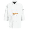 Button Chef Coat with Thermometer Pocket Thumbnail