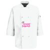 Button Chef Coat with Thermometer Pocket Thumbnail