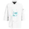 Button Chef Coat with Thermometer Pocket Thumbnail