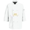 Button Chef Coat with Thermometer Pocket Thumbnail