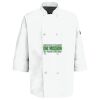 Button Chef Coat with Thermometer Pocket Thumbnail