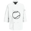 Button Chef Coat with Thermometer Pocket Thumbnail
