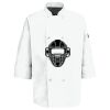 Button Chef Coat with Thermometer Pocket Thumbnail