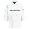 Button Chef Coat with Thermometer Pocket Thumbnail