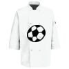 Button Chef Coat with Thermometer Pocket Thumbnail