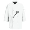 Button Chef Coat with Thermometer Pocket Thumbnail