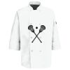 Button Chef Coat with Thermometer Pocket Thumbnail
