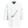 Button Chef Coat with Thermometer Pocket Thumbnail