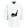 Button Chef Coat with Thermometer Pocket Thumbnail