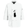 Button Chef Coat with Thermometer Pocket Thumbnail