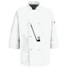 Button Chef Coat with Thermometer Pocket Thumbnail