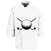 Button Chef Coat with Thermometer Pocket Thumbnail