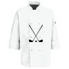Button Chef Coat with Thermometer Pocket Thumbnail
