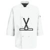 Button Chef Coat with Thermometer Pocket Thumbnail