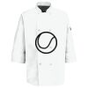 Button Chef Coat with Thermometer Pocket Thumbnail