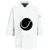 Button Chef Coat with Thermometer Pocket Thumbnail