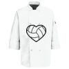 Button Chef Coat with Thermometer Pocket Thumbnail
