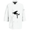 Button Chef Coat with Thermometer Pocket Thumbnail
