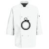 Button Chef Coat with Thermometer Pocket Thumbnail