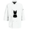 Button Chef Coat with Thermometer Pocket Thumbnail