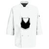Button Chef Coat with Thermometer Pocket Thumbnail