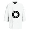 Button Chef Coat with Thermometer Pocket Thumbnail