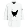Button Chef Coat with Thermometer Pocket Thumbnail