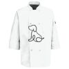 Button Chef Coat with Thermometer Pocket Thumbnail