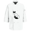 Button Chef Coat with Thermometer Pocket Thumbnail