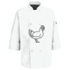 Button Chef Coat with Thermometer Pocket Thumbnail