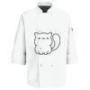 Button Chef Coat with Thermometer Pocket Thumbnail