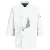 Button Chef Coat with Thermometer Pocket Thumbnail