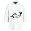 Button Chef Coat with Thermometer Pocket Thumbnail