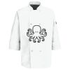 Button Chef Coat with Thermometer Pocket Thumbnail