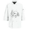 Button Chef Coat with Thermometer Pocket Thumbnail