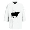 Button Chef Coat with Thermometer Pocket Thumbnail