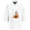 Button Chef Coat with Thermometer Pocket Thumbnail