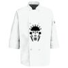 Button Chef Coat with Thermometer Pocket Thumbnail