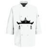 Button Chef Coat with Thermometer Pocket Thumbnail