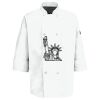 Button Chef Coat with Thermometer Pocket Thumbnail