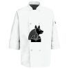 Button Chef Coat with Thermometer Pocket Thumbnail